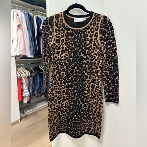 ALC Animal Printed Sweatier Dress